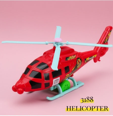 3188 Helicopter: Mighty Red "Fire Fighter Hawk" Toy Chopper for Rescue Missions
