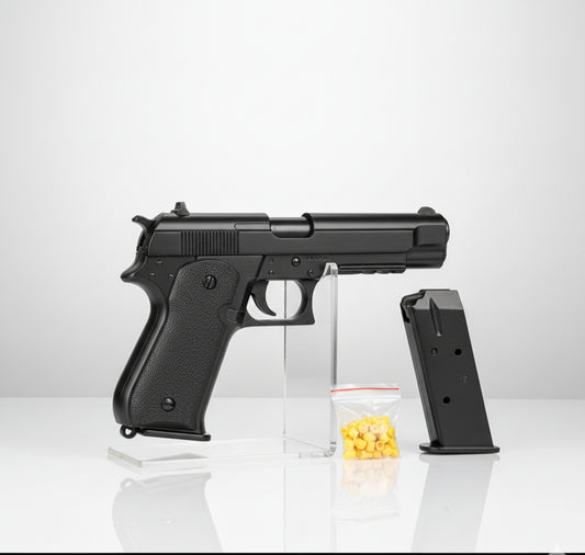LEE TOYS P689 Pistol Toy Gun - Realistic Design with BB Bullets for Kids