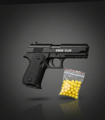 0M68 Gun: Adventure Ready Toy with Safe Play Pellets for Kids
