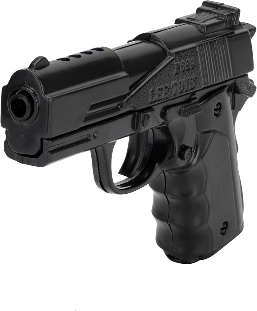 LEE TOYS P689 Pistol Toy Gun - Realistic Design with BB Bullets for Kids