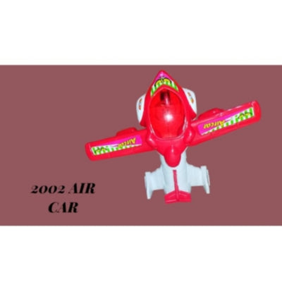 2002 Air Car: Futuristic Red & White Flying Vehicle Toy for Imaginative Adventures