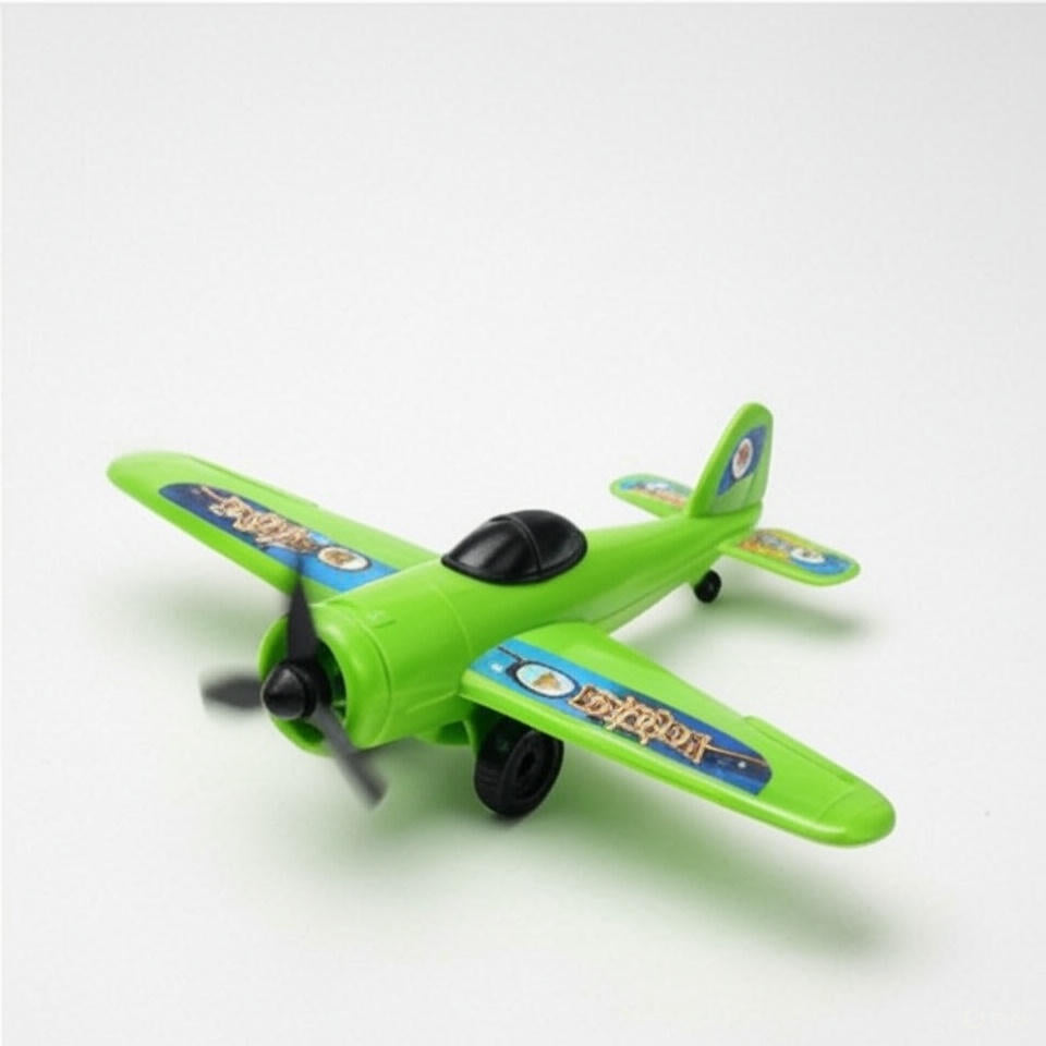 KINGFISHER: Vibrant Green Propeller Plane Toy for Classic Flying Adventures