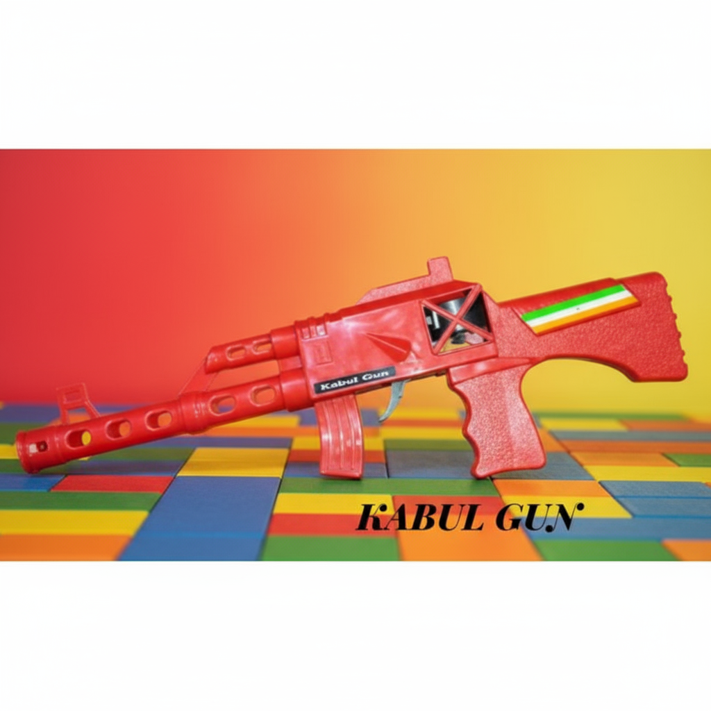 Kabul Gun: Classic Red Toy Rifle for Exciting Adventure Play