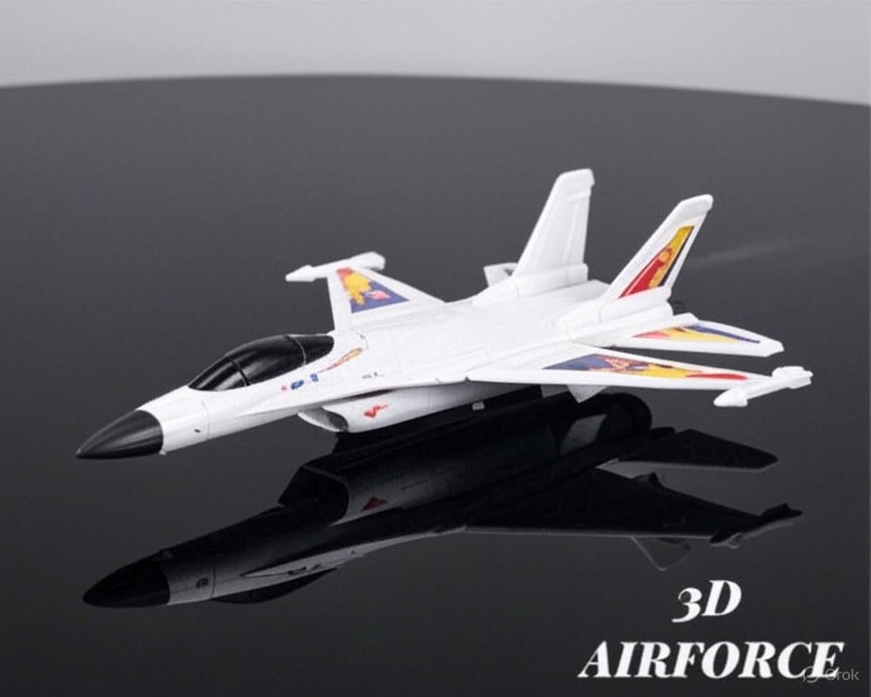 3D Airforce: Sleek Fighter Jet Toy for High-Speed Aerial Missions