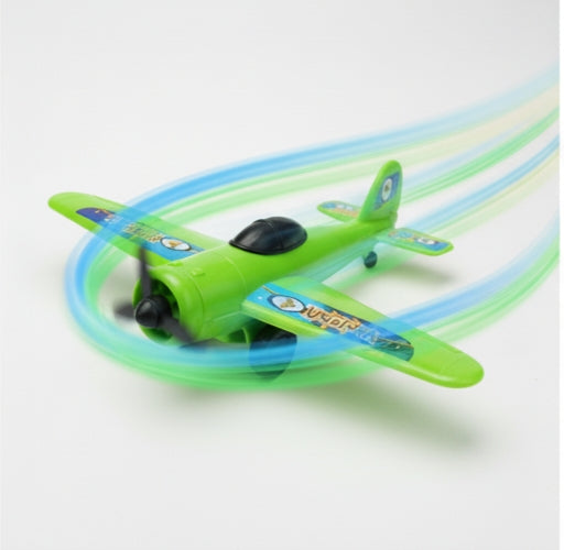 KINGFISHER: Vibrant Green Propeller Plane Toy for Classic Flying Adventures